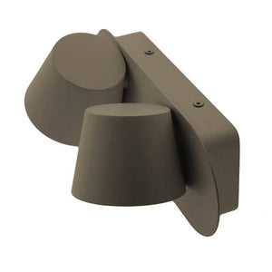 Aplique de pared LED doble "KOP-2" orientable 12W - Barcelona Led-Decoración