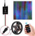 Controlador musical LED IC Pixel RGB/RGBW con mando a distancia - 5-12V DC - 600 pixeles 4