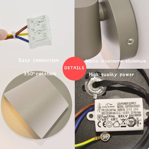 Aplique de pared LED "KOP" orientable 6W (20)