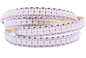 Tira LED inteligente IC RGB 5V DC - IP20 - 21,6W/m - 144 LED/m - Ancho 12mm - 2 metros (4)
