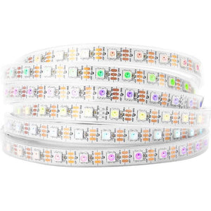 Tira LED inteligente IC RGB 5V DC - 14,4W/m - IP20 - 60 LED/m - Ancho 10mm - 5 metros (4)