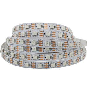Tira LED inteligente IC RGB 5V DC - 14,4W/m - IP20 - 60 LED/m - Ancho 10mm - 5 metros - Barcelona Led-