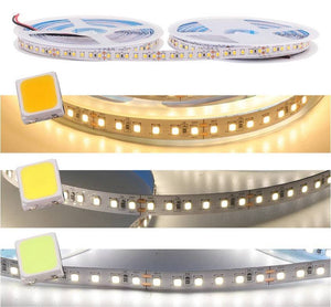 Tira LED 24V DC - 18W/m - Monocolor - 10mm - IP20 - Rollo 5 metros - 120ch/m