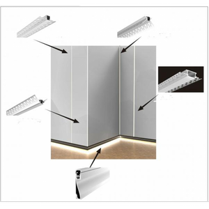 Perfil tira LED integración / trimless - 18x15mm - Con difusor - 2 metros (3)