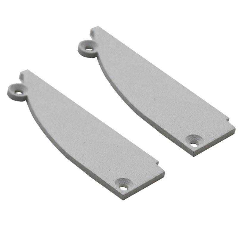 Tapas para perfil de Aluminio Escayola/Pladur 18.5X15.5