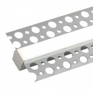 Perfil tira LED integración / trimless - 13x14mm - Con difusor - 2 metros (2)