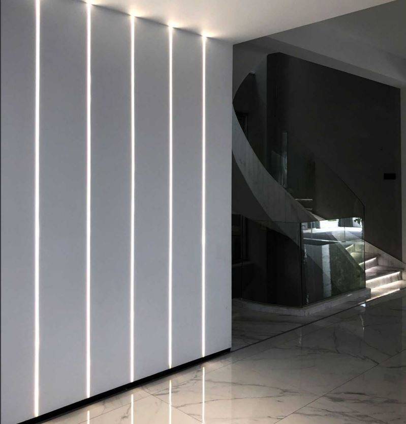 Perfil tira LED integración / trimless - 13x14mm - Con difusor - 2 metros (1)