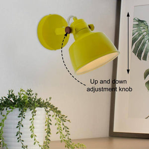 Aplique pared interior moderno orientable "KUKKA" bombilla E14 (9)