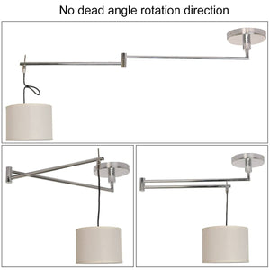 Lámpara Colgante "Neck" Articulada de Techo E27 con Brazo Giratorio - Barcelona Led-Decoración