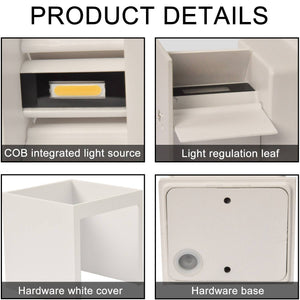 Aplique de pared "KURTIN" 6W apertura de luz regulable (8)