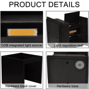 Aplique de pared "KURTIN" 6W apertura de luz regulable - Barcelona Led-Decoración