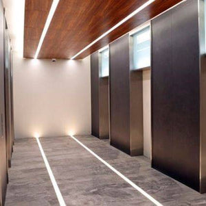 Perfil para tira LED para empotrar en Suelo 22x13mm (2m) (4)