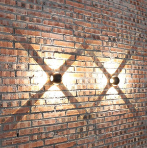 Aplique de pared exterior LED "CROSS" 12W - Barcelona Led-Decoración