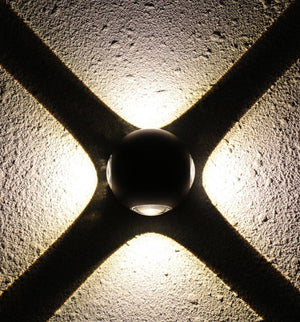 Aplique de pared exterior LED "CROSS" 12W - Barcelona Led-Decoración