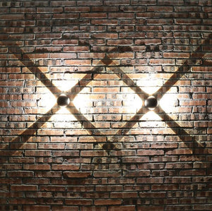 Aplique de pared exterior LED "CROSS" 12W - Barcelona Led-Decoración