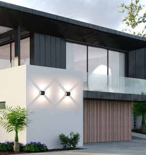 Aplique de pared exterior LED "CROSS" 12W - Barcelona Led-Decoración