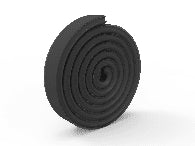 Difusor Negro para perfil de Integración Escayola/Pladur (2m) - Barcelona Led-Accesorios