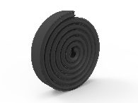 Difusor Negro para perfil de Integración Escayola/Pladur (2m)