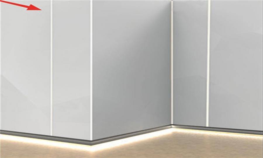 Difusor Glaseado para Perfil de Integración Escayola/Pladur (2m) (1)