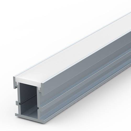 Perfil de aluminio para tira LED empotrable en suelo 21x26mm IP54 (2metros) - Barcelona Led-