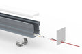 Aluminum profile for recessed LED strip 21x26mm IP54 (2meters) 4