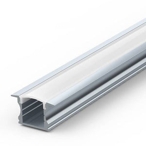 Perfil de aluminio para tira LED empotrable 23x15mm (2 metros) (4)