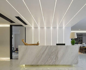 Perfil de aluminio para tira LED empotrable 36x28mm (2metros) (3)