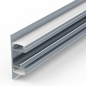 Perfil de aluminio para tira LED superficie - Bañador arriba/abajo - 18x49mm - 2 metros (2)