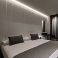 LED strip profile integration / trimless corner - 96 x 35mm - With diffuser - 2 meters 5