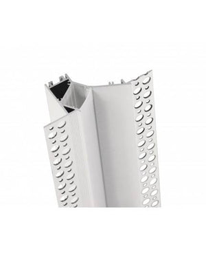 Perfil tira LED integración / trimless esquina - 94 x 34mm - Con difusor - 2 metros (5)