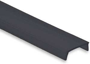 Difusor negro para perfiles de tira LED de 17mm (2m)
