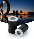 Faretto LED da incasso a pavimento - 1,5W - 12/24V CC - IP67 - Bianco Caldo 2