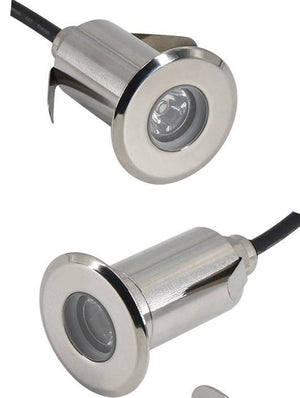 Foco LED RGB empotrable en suelo 3W 12V-DC IP67 - Barcelona Led-