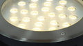 Spot LED extérieur encastrable au sol LED 18W 12V-DC IP67 3000K 3