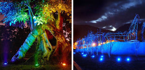 Foco LED RGB Empotrable en suelo 18W 12V-DC IP67 (4)