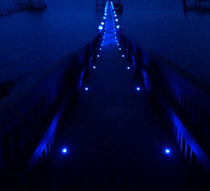 Kit 6 focos LED RGB empotrables en suelo Ø58x9mm 0,5W 12V-DC IP67 (3)