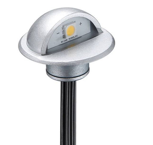 Kit 6 focos LED empotrables balizas para escalera 0,4W 12V-DC IP67