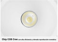 LED downlight 6W 24º schuin