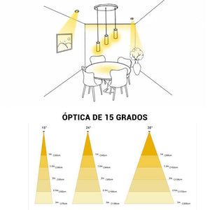 Foco LED downlight 6W 24º Inclinado "KOPPA" (6)
