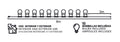 LED garland white cable 10 LED bulbs 3000ºK - 8 meters 4