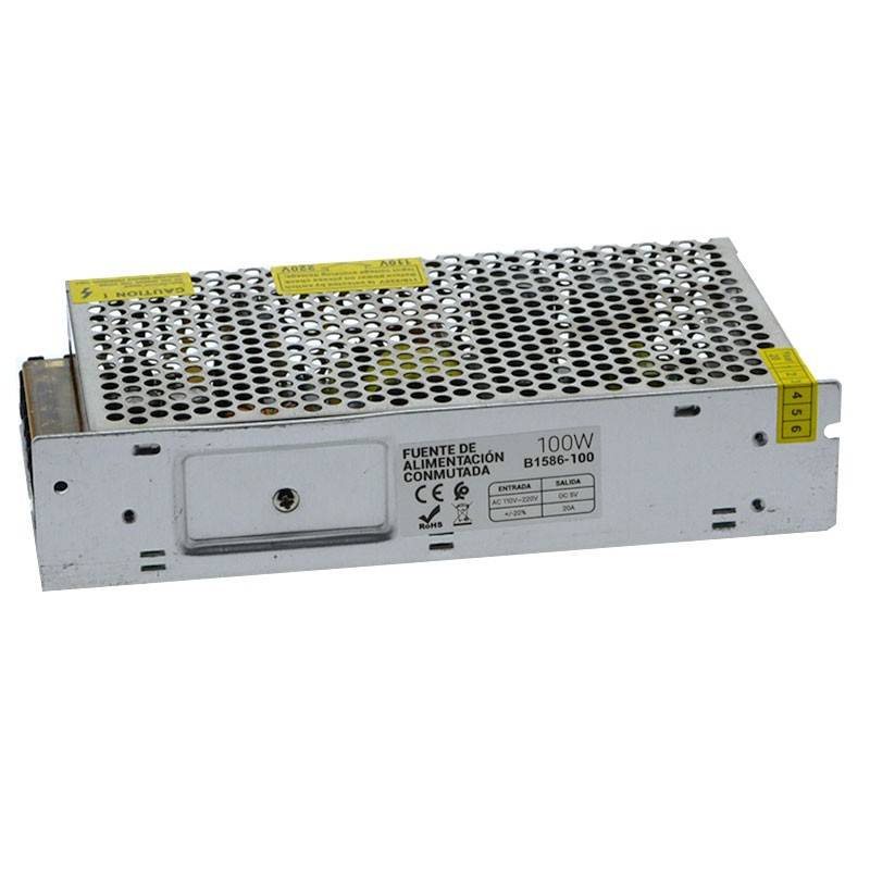 Fuente de alimentación conmutada 5V 100W - Barcelona Led-Material eléctrico