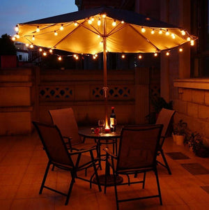 Guirnalda LED cable blanco 10 bombillas LED 3000ºK - 8 metros (7)