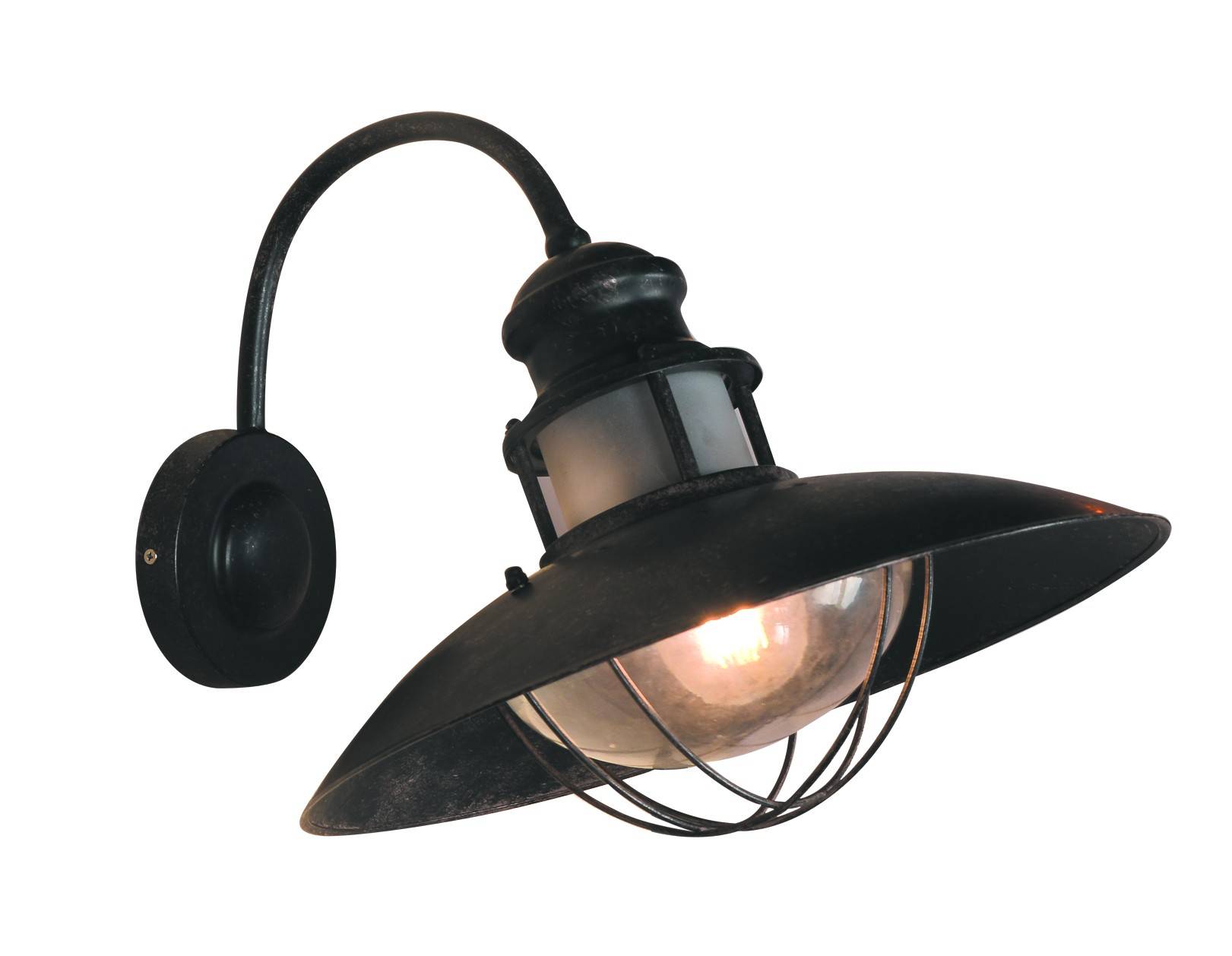 Aplique pared vintage industrial "COAL" lámpara exterior E27