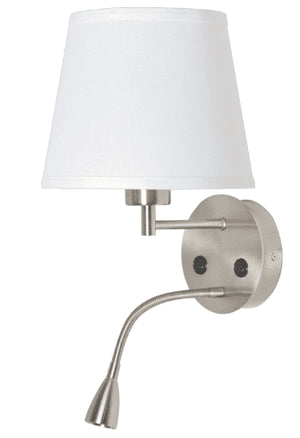 Aplique de pared "PAIR" E27 con foco LED de lectura 3W - Barcelona Led-Decoración