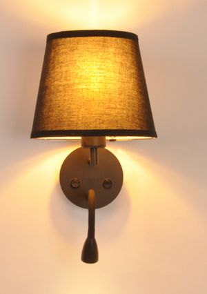 Aplique de pared "PAIR" E27 con foco LED de lectura 3W (12)