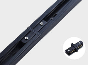 Unión rígida recta para carril monofásico - Barcelona Led-Accesorios