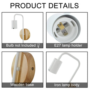Aplique de pared interior "FINNA" E27 - Barcelona Led-Decoración