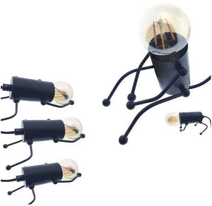 Lámpara de mesa muñeco articulado "DOLL" - E27