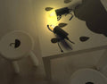 Articulated doll table lamp