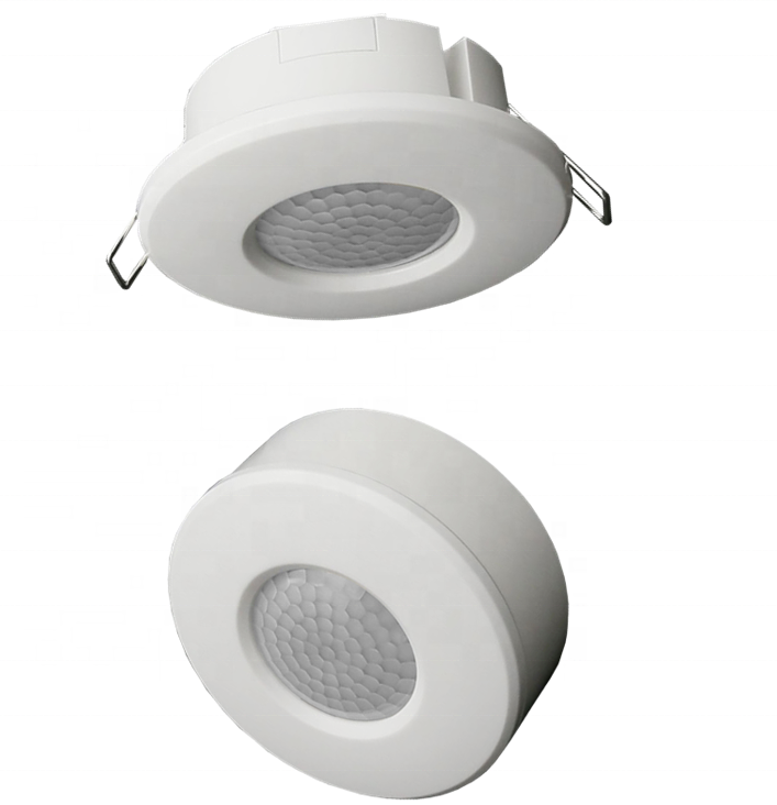 Sensor de movimiento infrarrojo PIR - 360° - Superficie y empotrable